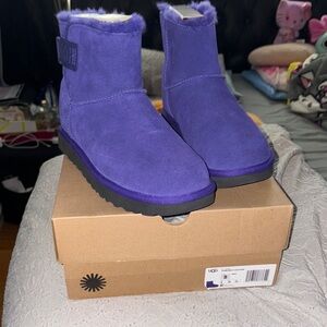 UGG Purple Suede Boots
